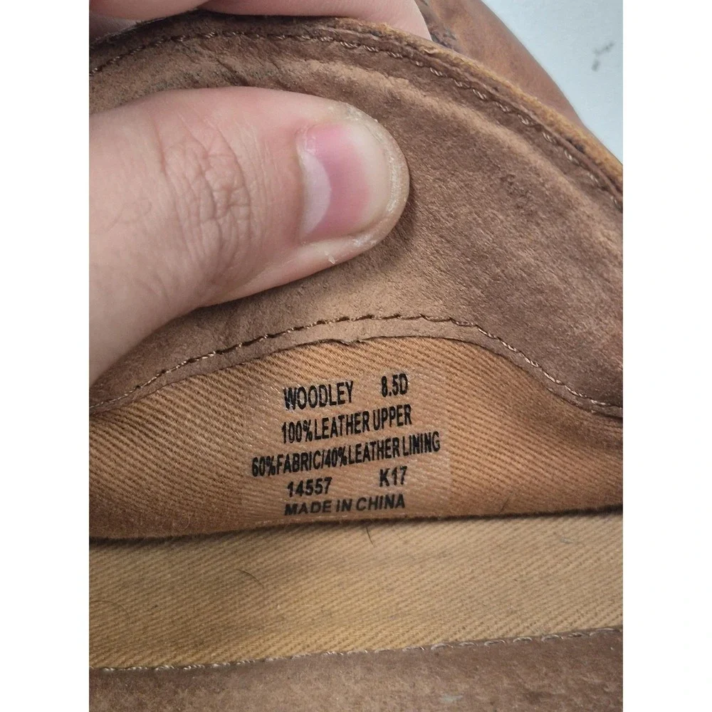 Polo Ralph Lauren Woodley Shoes Mens Size 8.5 D Brown Leather Loafers Driving